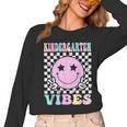 Kindergarten Vibes First Day Of School Kindergarten Teacher Women Long Sleeve T-Shirt, trending gift Kindergarten Vibes First Day Of School Kindergarten Teacher Women Long Sleeve T-Shirt, trending gift
