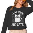 Math And Cats Apparel For Teachers Students Cat Lovers Women Long Sleeve T-Shirt, trending gift Math And Cats Apparel For Teachers Students Cat Lovers Women Long Sleeve T-Shirt, trending gift