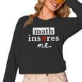 Math Inspires Me Spelled With Pi Day Teacher Women Long Sleeve T-Shirt, trending gift Math Inspires Me Spelled With Pi Day Teacher Women Long Sleeve T-Shirt, trending gift
