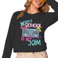 Middle School Is My Jam Cute Teacher Shirt 80's 90's Styl Women Long Sleeve T-Shirt, trending gift Middle School Is My Jam Cute Teacher Shirt 80's 90's Styl Women Long Sleeve T-Shirt, trending gift