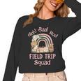 Oink Baa Moo Field Trip Squad Teacher Students Matching Women Long Sleeve T-Shirt, trending gift Oink Baa Moo Field Trip Squad Teacher Students Matching Women Long Sleeve T-Shirt, trending gift