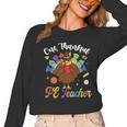One Thankful PE Teacher Turkey Thanksgiving -Adults & Kids Classic Fit Polyester 100 Short Sleeve Women Long Sleeve T-Shirt, Pe Teacher Gifts, trending gift One Thankful PE Teacher Turkey Thanksgiving -Adults & Kids Classic Fit Polyester 100 Short Sleeve Women Long Sleeve T-Shirt, Pe Teacher Gifts, trending gift