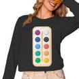 Paint Palette ArtSet Halloween Costume For Teachers Students For Men Women Kids Women Long Sleeve T-Shirt, trending gift