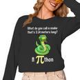 Pi Day Puns Pithon Math Teacher Jokes Women Men Kids Women Long Sleeve T-Shirt, trending gift Pi Day Puns Pithon Math Teacher Jokes Women Men Kids Women Long Sleeve T-Shirt, trending gift
