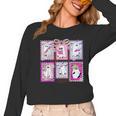 Preppy Spooky Teacher Halloween Ghost Coquette Bow Autumn Women Long Sleeve T-Shirt, trending gift Preppy Spooky Teacher Halloween Ghost Coquette Bow Autumn Women Long Sleeve T-Shirt, trending gift