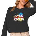 PTA Crew Back To School Volunteer Board Mom Parent Teacher Women Long Sleeve T-Shirt, Couple Gifts, trending gift