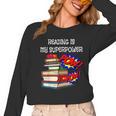 Reading Is My Super Power Superhero Best English Teacher Women Long Sleeve T-Shirt, Super Teacher Gifts, English Teacher Gifts, trending gift Reading Is My Super Power Superhero Best English Teacher Women Long Sleeve T-Shirt, Super Teacher Gifts, English Teacher Gifts, trending gift