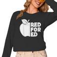Red For Ed Teacher Support Public Education For Men Women Kids Women Long Sleeve T-Shirt, trending gift Red For Ed Teacher Support Public Education For Men Women Kids Women Long Sleeve T-Shirt, trending gift