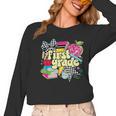 Retro First Grade Teacher Disco Ball Coquette Back To School Women Long Sleeve T-Shirt, First Grade Teacher Gifts, trending gift Retro First Grade Teacher Disco Ball Coquette Back To School Women Long Sleeve T-Shirt, First Grade Teacher Gifts, trending gift
