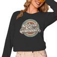 Retro School Counselor Back To School Teacher Squad Crew Women Long Sleeve T-Shirt, trending gift