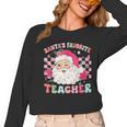 Santa Favorite Teacher Shirt Teacher Christmas Women Long Sleeve T-Shirt, trending gift Santa Favorite Teacher Shirt Teacher Christmas Women Long Sleeve T-Shirt, trending gift
