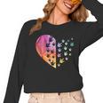 Sign Language Heart ASL For Deaf Teacher Women Long Sleeve T-Shirt, trending gift