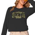 Sixth Grade Teacher Student Camouflage Back To School Women Long Sleeve T-Shirt, trending gift
