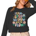 Special Education Teacher Team SPED Grow With The Flow Women Long Sleeve T-Shirt, trending gift Special Education Teacher Team SPED Grow With The Flow Women Long Sleeve T-Shirt, trending gift