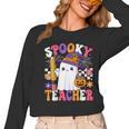 Spooky Teacher Ghost Pencil Teach Halloween Teacher Women Long Sleeve T-Shirt, trending gift Spooky Teacher Ghost Pencil Teach Halloween Teacher Women Long Sleeve T-Shirt, trending gift
