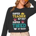 Super Hero Teacher Superheroes Women Long Sleeve T-Shirt, Super Teacher Gifts, trending gift Super Hero Teacher Superheroes Women Long Sleeve T-Shirt, Super Teacher Gifts, trending gift