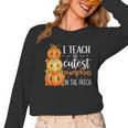 I Teach The Cutest Pumpkins In The Patch Fall Autumn Teacher Women Long Sleeve T-Shirt, trending gift I Teach The Cutest Pumpkins In The Patch Fall Autumn Teacher Women Long Sleeve T-Shirt, trending gift