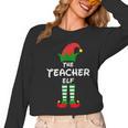 The Teacher Elf Family Matching Group Idea Christmas Women Long Sleeve T-Shirt, trending gift The Teacher Elf Family Matching Group Idea Christmas Women Long Sleeve T-Shirt, trending gift