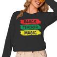 Teacher Magic Black History Month Educator For Men Women Women Long Sleeve T-Shirt, History Teacher Gifts, trending gift