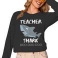 Teacher Shark Shirt Christmas Idea For Him Her Women Long Sleeve T-Shirt, trending gift Teacher Shark Shirt Christmas Idea For Him Her Women Long Sleeve T-Shirt, trending gift