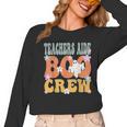 Teachers Aide Boo Crew Ghost Groovy Halloween For Women Women Long Sleeve T-Shirt, trending gift Teachers Aide Boo Crew Ghost Groovy Halloween For Women Women Long Sleeve T-Shirt, trending gift