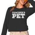 TEACHER'S PET You'Re My Favorite Do Me A Favor Women Long Sleeve T-Shirt, trending gift TEACHER'S PET You'Re My Favorite Do Me A Favor Women Long Sleeve T-Shirt, trending gift