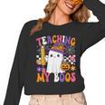 Teaching My Boos Ghost Teacher Cute Pencil Halloween Teacher Women Long Sleeve T-Shirt, trending gift Teaching My Boos Ghost Teacher Cute Pencil Halloween Teacher Women Long Sleeve T-Shirt, trending gift
