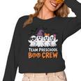 Team Preschool Boo Crew Halloween Teacher Student Costume Women Long Sleeve T-Shirt, trending gift Team Preschool Boo Crew Halloween Teacher Student Costume Women Long Sleeve T-Shirt, trending gift