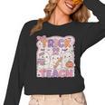 Trick Or Teach Retro Halloween Teacher Look Women Long Sleeve T-Shirt, trending gift Trick Or Teach Retro Halloween Teacher Look Women Long Sleeve T-Shirt, trending gift