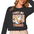 Vintage Teacher Shirt Women Trick Or Teach Halloween Women Long Sleeve T-Shirt, trending gift Vintage Teacher Shirt Women Trick Or Teach Halloween Women Long Sleeve T-Shirt, trending gift