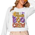 4th Grade Boo Crew Ghost Halloween Teacher Costume Women Long Sleeve T-Shirt, 4th Grade Teacher Gifts, trending gift 4th Grade Boo Crew Ghost Halloween Teacher Costume Women Long Sleeve T-Shirt, 4th Grade Teacher Gifts, trending gift