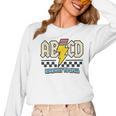 ABCD Highway To Spell Pencil Teacher & Student Font Me Women Long Sleeve T-Shirt, trending gift
