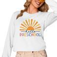 Back To School Hello Preschool For Kids Teacher Women Women Long Sleeve T-Shirt, trending gift Back To School Hello Preschool For Kids Teacher Women Women Long Sleeve T-Shirt, trending gift