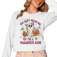 Halloween You Can't Scare Me I'm A School Teacher's Aide Women Long Sleeve T-Shirt, trending gift Halloween You Can't Scare Me I'm A School Teacher's Aide Women Long Sleeve T-Shirt, trending gift