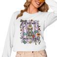 Halloween Skeleton Teacher I'Ll Just Wait Until It's Quiet Women Long Sleeve T-Shirt, trending gift Halloween Skeleton Teacher I'Ll Just Wait Until It's Quiet Women Long Sleeve T-Shirt, trending gift