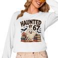 Haunted By 67 Teacher Ghost Pumpkin Halloween Costum Women Long Sleeve T-Shirt, trending gift Haunted By 67 Teacher Ghost Pumpkin Halloween Costum Women Long Sleeve T-Shirt, trending gift