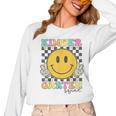 Kindergarten Squad Smile Face Teachers Kids Back To School Women Long Sleeve T-Shirt, trending gift