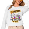 Mad Scientist Halloween Costume Science Teacher Women Long Sleeve T-Shirt, Science Teacher Gifts, trending gift Mad Scientist Halloween Costume Science Teacher Women Long Sleeve T-Shirt, Science Teacher Gifts, trending gift