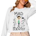 Mad Scientist Shirt Kids Boys Youth Science Teacher Women Long Sleeve T-Shirt, Science Teacher Gifts, trending gift