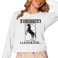 Nerdy Fibonacci Racing Car Horse Math Teacher Men Women Girls Kids Women Long Sleeve T-Shirt, trending gift
