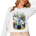 Skeleton Mad Scientist Halloween Costume Science Teacher Women Long Sleeve T-Shirt, Science Teacher Gifts, trending gift Skeleton Mad Scientist Halloween Costume Science Teacher Women Long Sleeve T-Shirt, Science Teacher Gifts, trending gift