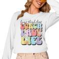 Soul Bleach Teacher Staff First Day Of School Last Hugs & High Fives Lunch Lady Vibes Blue Classic Fit Women Long Sleeve T-Shirt, trending gift Soul Bleach Teacher Staff First Day Of School Last Hugs & High Fives Lunch Lady Vibes Blue Classic Fit Women Long Sleeve T-Shirt, trending gift