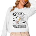 Spooky Toddler Teacher Halloween School Women Long Sleeve T-Shirt, trending gift Spooky Toddler Teacher Halloween School Women Long Sleeve T-Shirt, trending gift