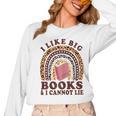 Teacher-TShirt I Like Big Books & I Cannot Lie Reading For Women Women Long Sleeve T-Shirt, trending gift Teacher-TShirt I Like Big Books & I Cannot Lie Reading For Women Women Long Sleeve T-Shirt, trending gift