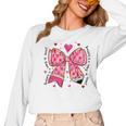 Teaching Is A Work Of Heart Pencil Bow Teacher Valentine Women Long Sleeve T-Shirt, trending gift Teaching Is A Work Of Heart Pencil Bow Teacher Valentine Women Long Sleeve T-Shirt, trending gift