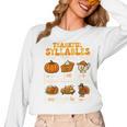 Thankful Syllables Teacher Thanksgiving Educational Kids Women Long Sleeve T-Shirt, trending gift Thankful Syllables Teacher Thanksgiving Educational Kids Women Long Sleeve T-Shirt, trending gift
