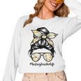 History Teacher Messy Bun Life Hair Glasses Women Long Sleeve T-Shirt, History Teacher Gifts, trending gift History Teacher Messy Bun Life Hair Glasses Women Long Sleeve T-Shirt, History Teacher Gifts, trending gift