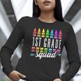 1st Grade Squad Back To School First Grade Teacher Boy Girl Women Long Sleeve T-Shirt, First Grade Teacher Shirts, funny gift