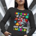 2nd Grade Is Out Of This World Space Rocket Planets Teacher Women Long Sleeve T-Shirt, 2nd Grade Teacher Shirts, funny gift