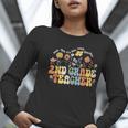 2nd Second Grade Teacher Appreciation Teaching Wildflowers Women Long Sleeve T-Shirt, 2nd Grade Teacher Shirts, funny gift